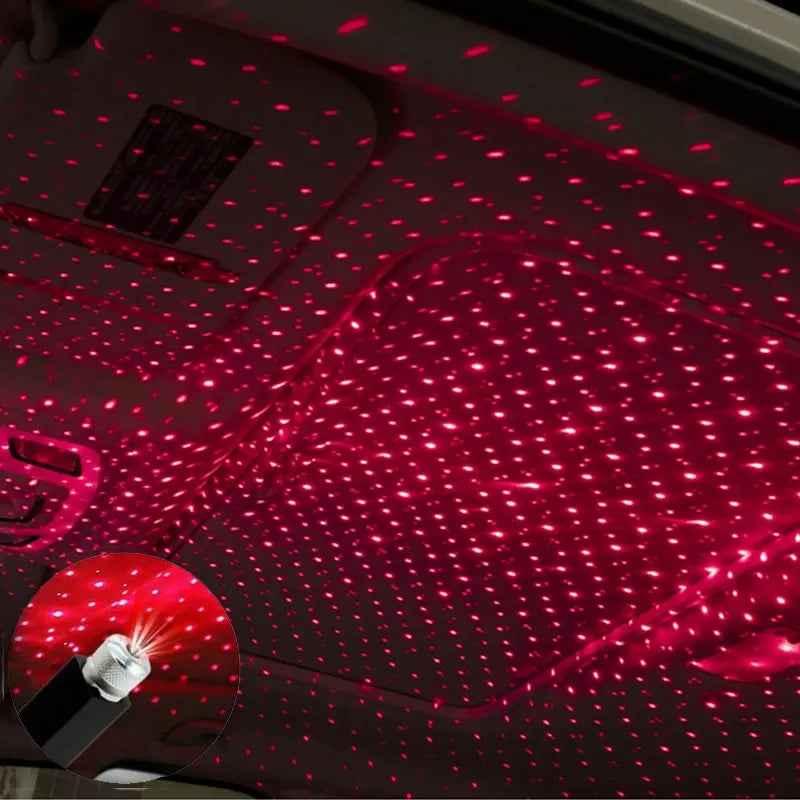 LED Starry Sky Lamp Car Laser Star Roof Light | 5V USB Galaxy Projector for Room Ceiling Decor