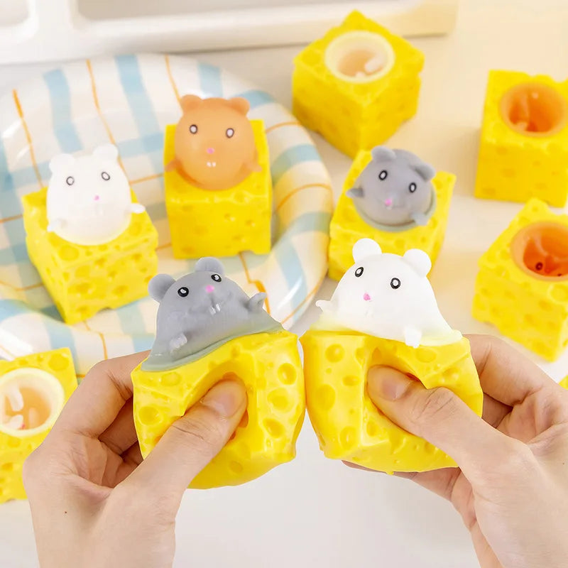 Squeezing Squirrel Cup Toy | Fidget Stress Relief Gift for Adults