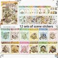 Mr. Paper Modern Art Architecture Sticker Book 29pcs | Miniature Room Design and DIY Journal Collage Kit