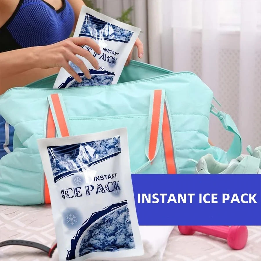 Instant Cold Pack Disposable Ice Packs for Injuries Swelling Inflammation | First Aid Kit Essential