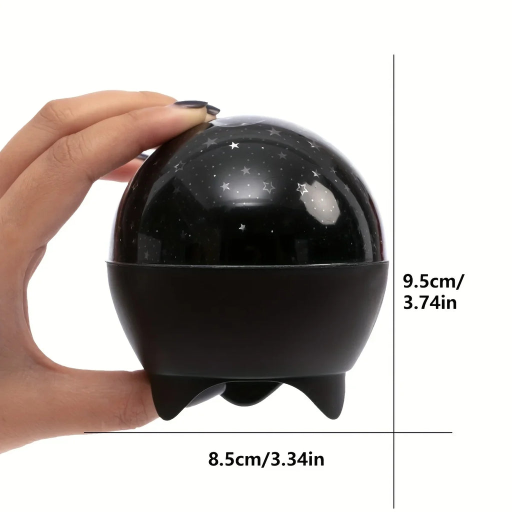 LED Night Light Projector | Starry Sky Galaxy Moon Lamp with Auto Color Changing