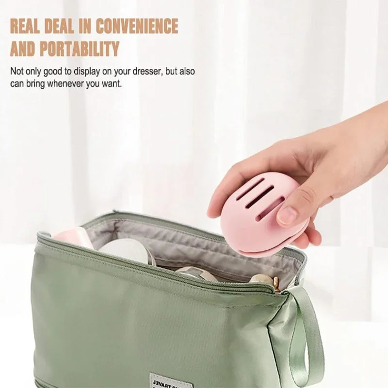 Eco-Friendly Silicone Makeup Sponge Holder | Portable Multi-Hole Storage Case