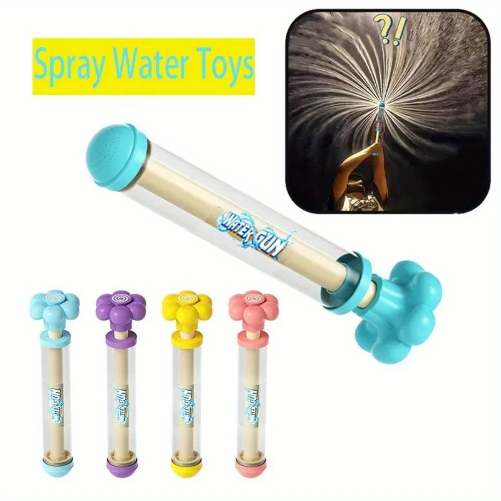 Water Blaster Firework Spray Toy | Large Capacity Pull-Back Splash Gun for Outdoor Fun