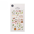 Suatelier Little Forest Animals Sticker Set | Cute Paper Stickers for Scrapbooking and Journaling