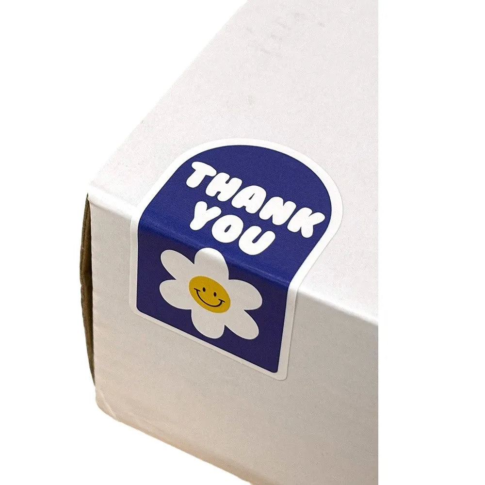 100pcs Thank You Sticker Seals | Small Business Gift Box Packaging Decor