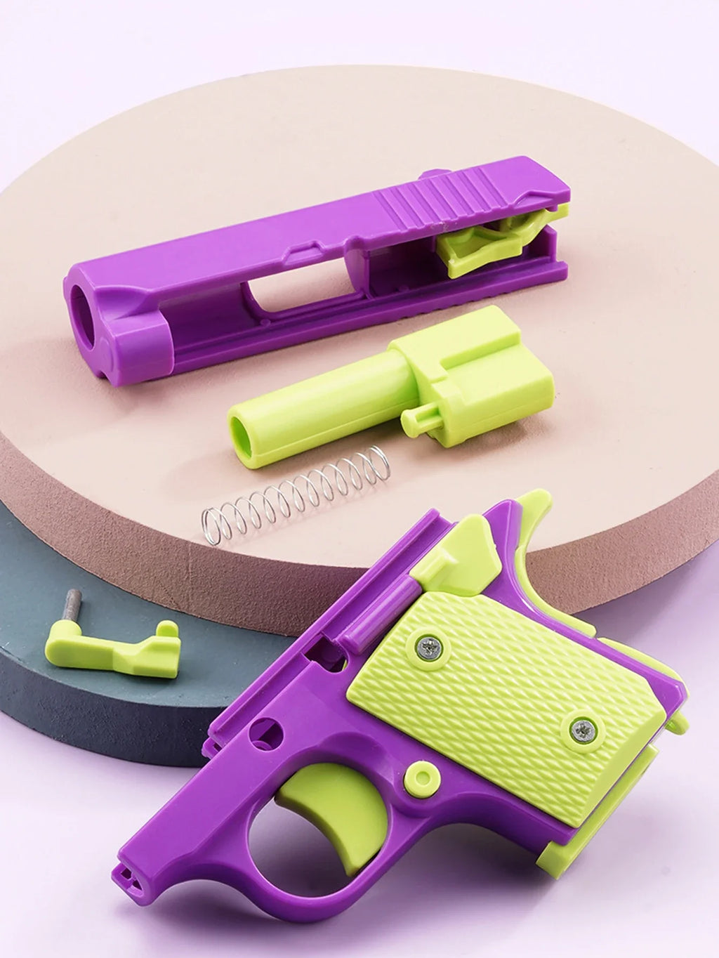 Mini M1911 Mechanical Linkage Toy Gun | Non-Launchable Fidget Toy Model