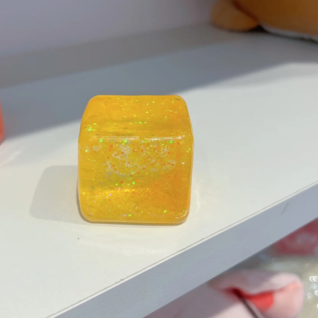 Ice Cube Fidget Toy | Stress Relief Squeeze Ball for Anxiety and ADHD