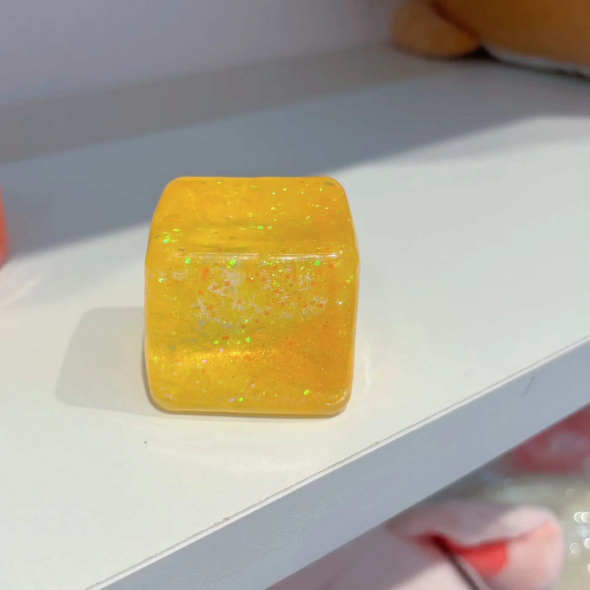Ice Cube Fidget Toy | Stress Relief Squeeze Ball for Anxiety and ADHD