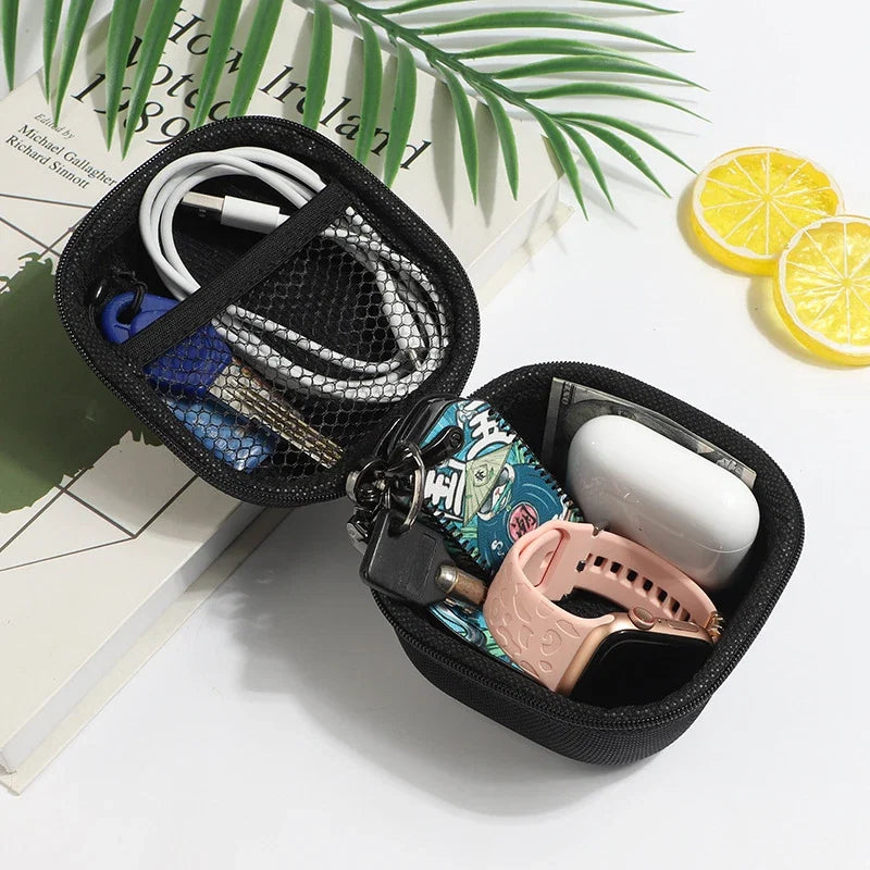 Portable Mini Hard Shell Digital Gadget Storage Bag | EVA Travel Organizer