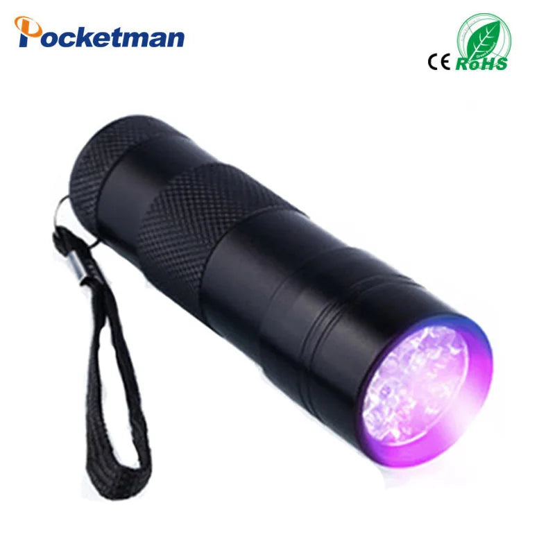 UV Flashlight 395nm Black Light | Mini UV Torch for Resin Curing and Stain Detection