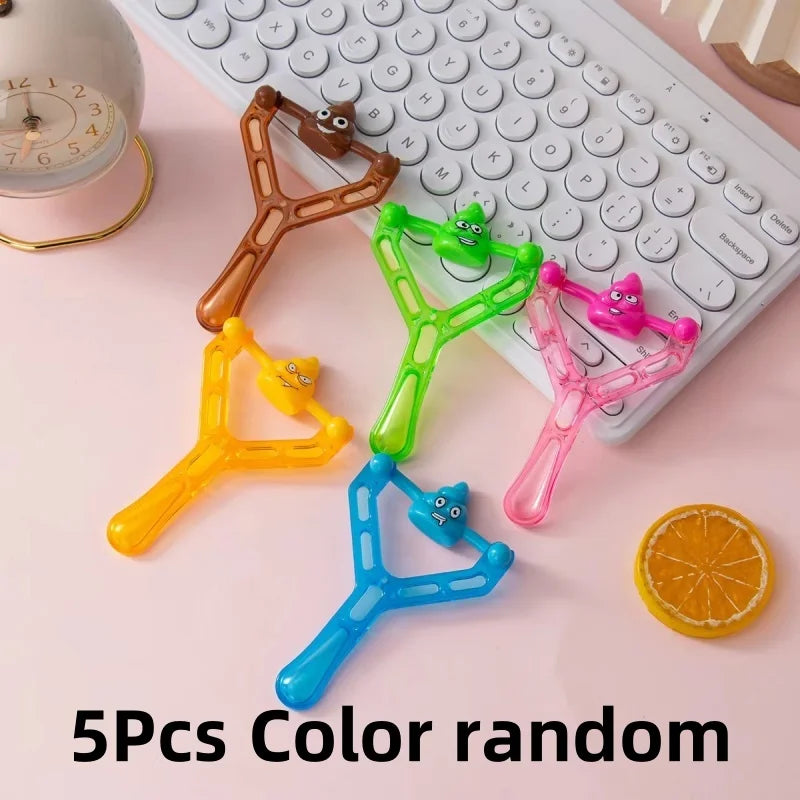 Funny Poop Slingshot Prank Toy | Novelty Shooting Game for Kids