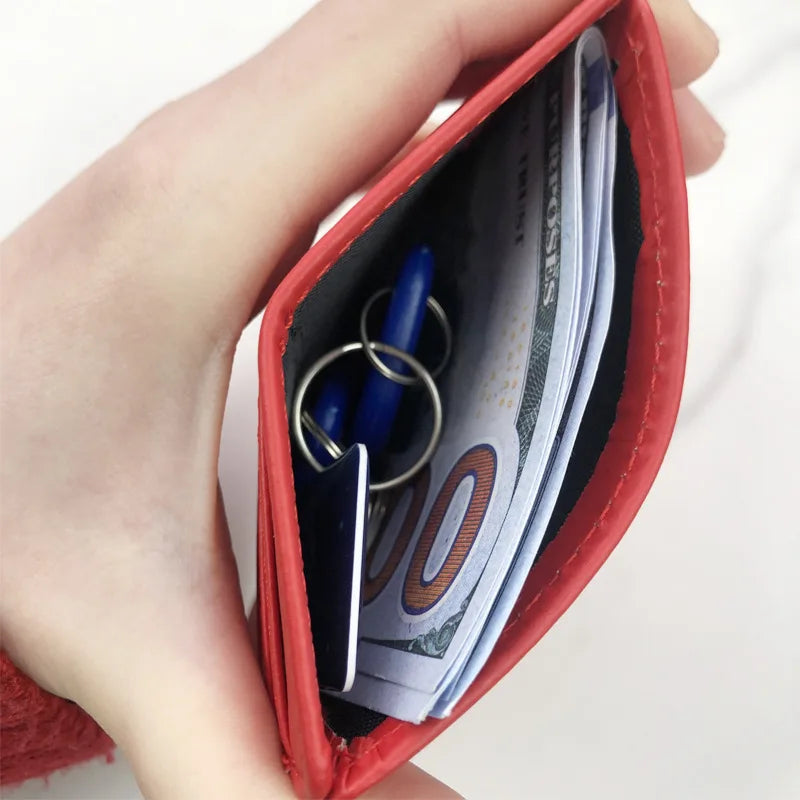 Ultra Thin Mini Card Holder Wallet | Simple RFID Blocking Credit Card Case