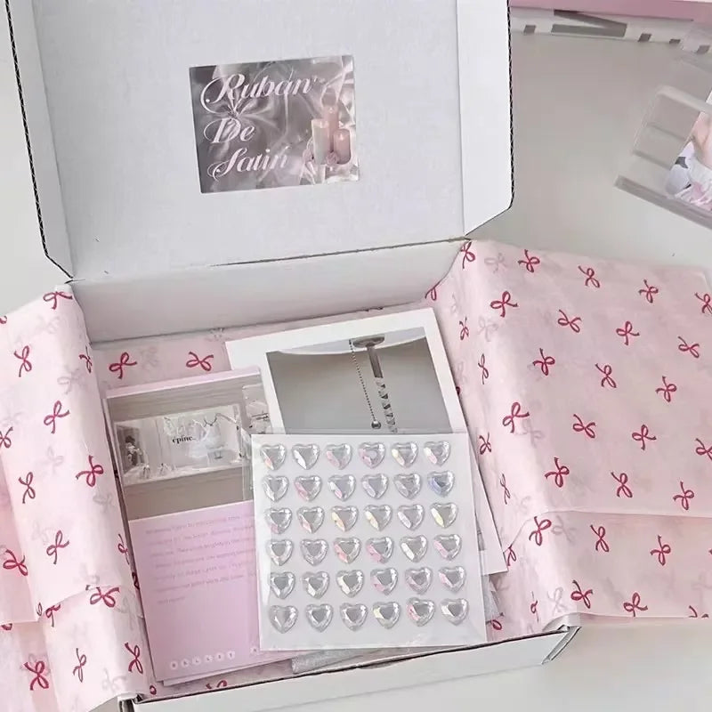 10Pcs Pink Bowknot Sydney Paper | Hand-Kneaded Paper Cotton Paper Bouquet Flower Wrapping Paper