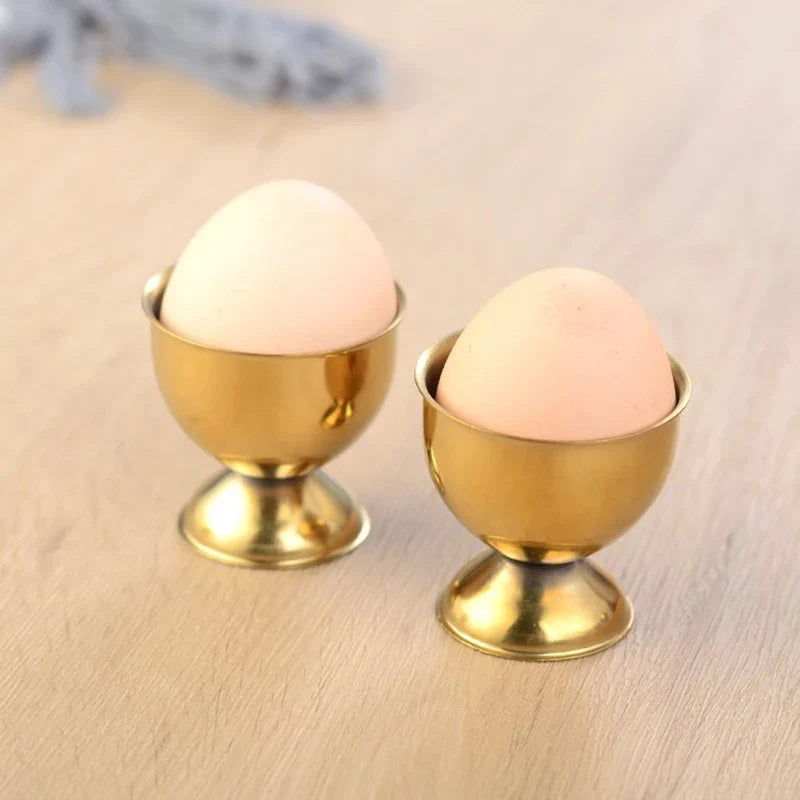 Stainless Steel Egg Cup Holder | Soft Boiled Egg Rack for Breakfast