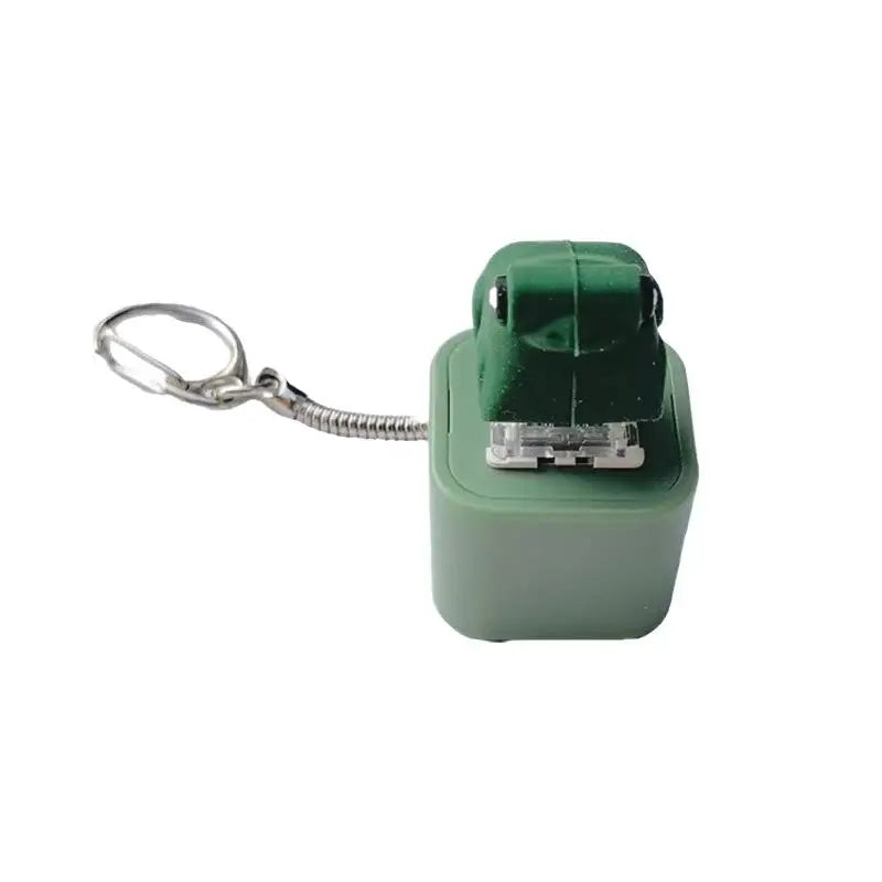 Frog Croaking Keychain Fidget Clicker | Rechargeable Sound Keyring with LED Light