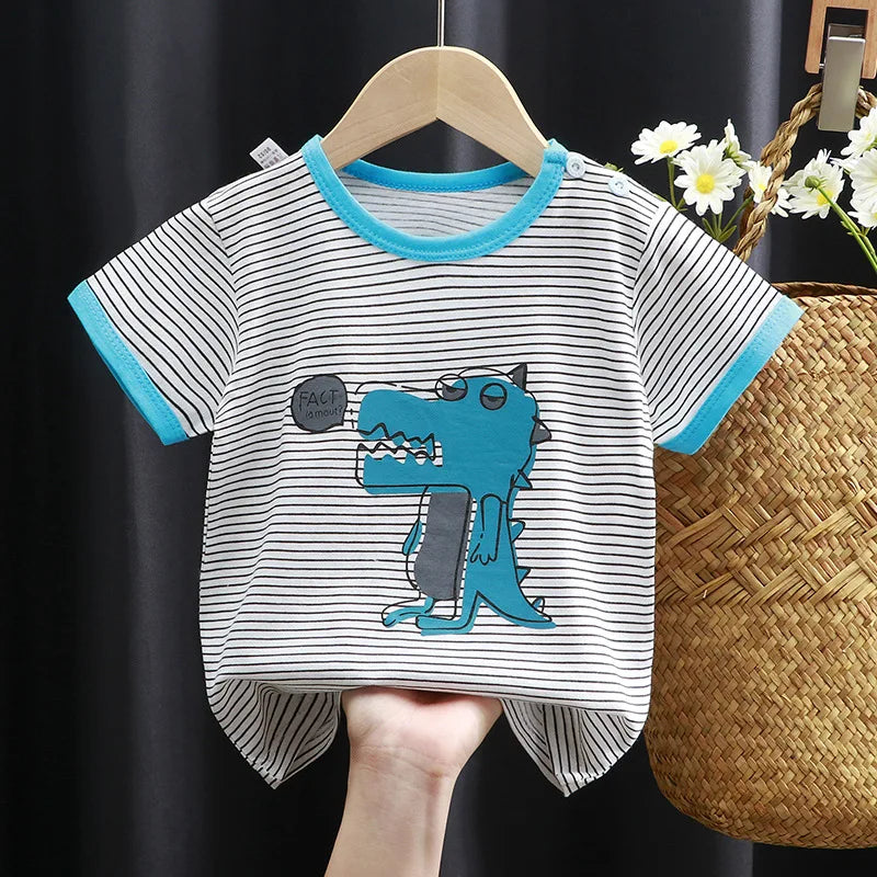 Kids Cotton Graphic Tee | Summer Unisex T-Shirt for Babies and Toddlers