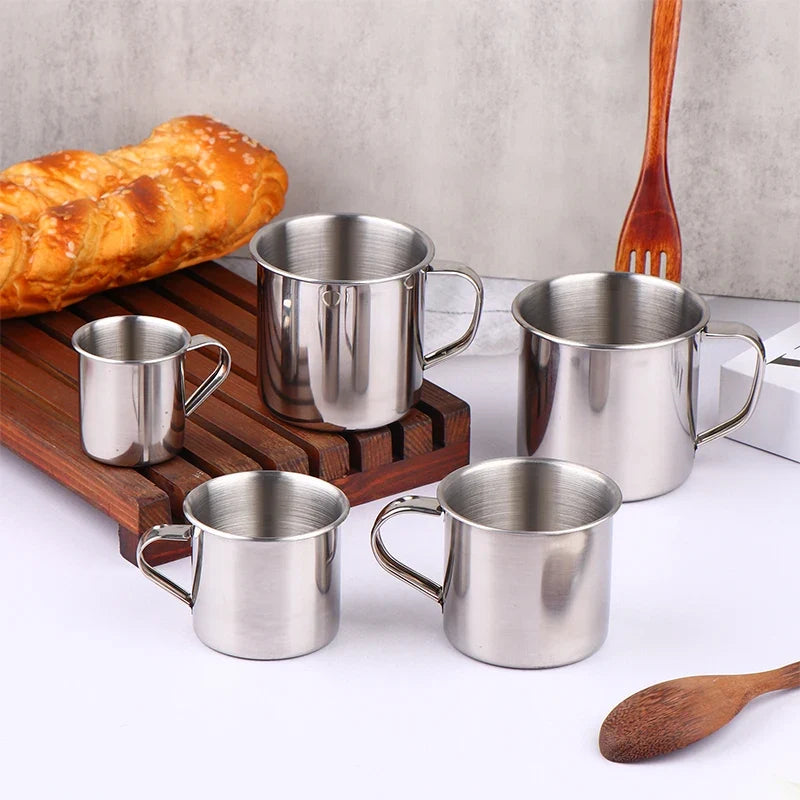 Stainless Steel Coffee Mug with Handle | Unbreakable Travel Cup
