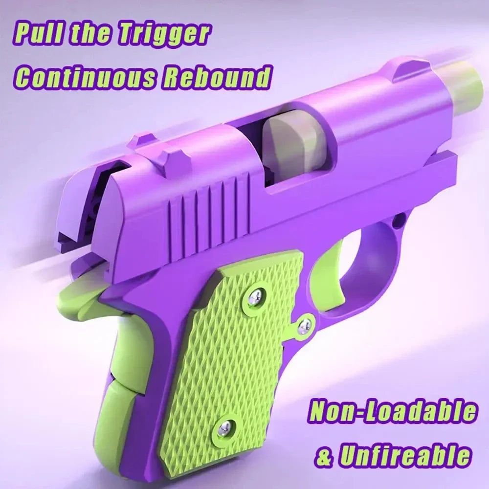 Mini 1911 3D Printed Fidget Toy | Adult Stress Relief Decompression Gift