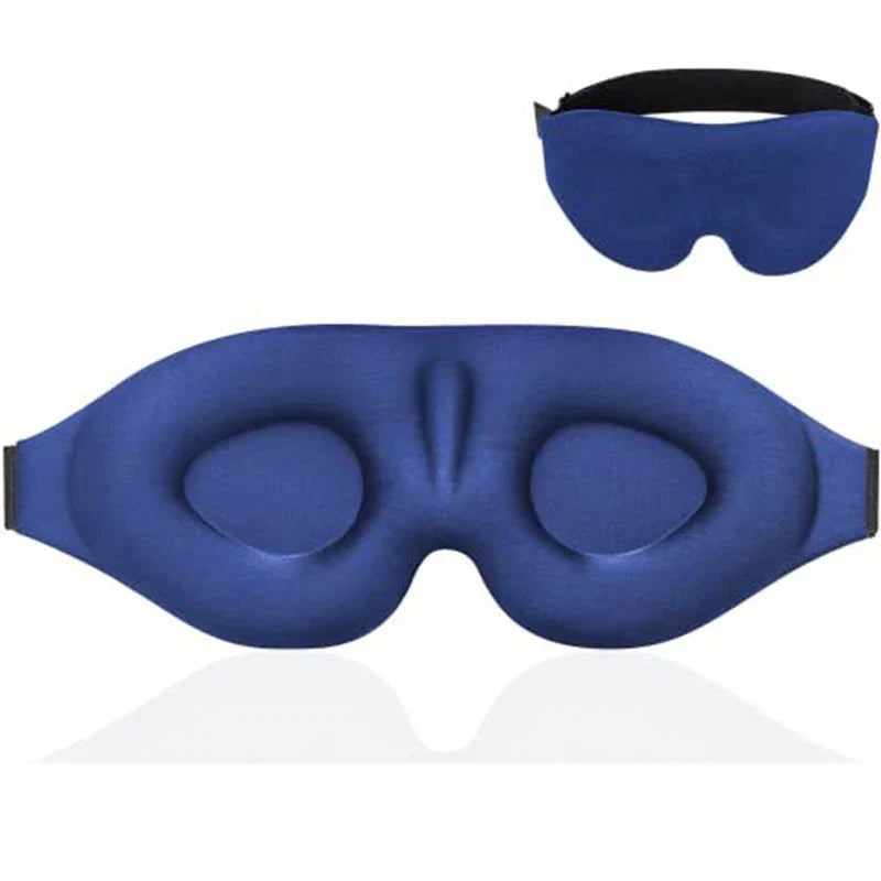 3D Sleep Mask for Light Blocking | Contoured Eye Cover with Soft Padding