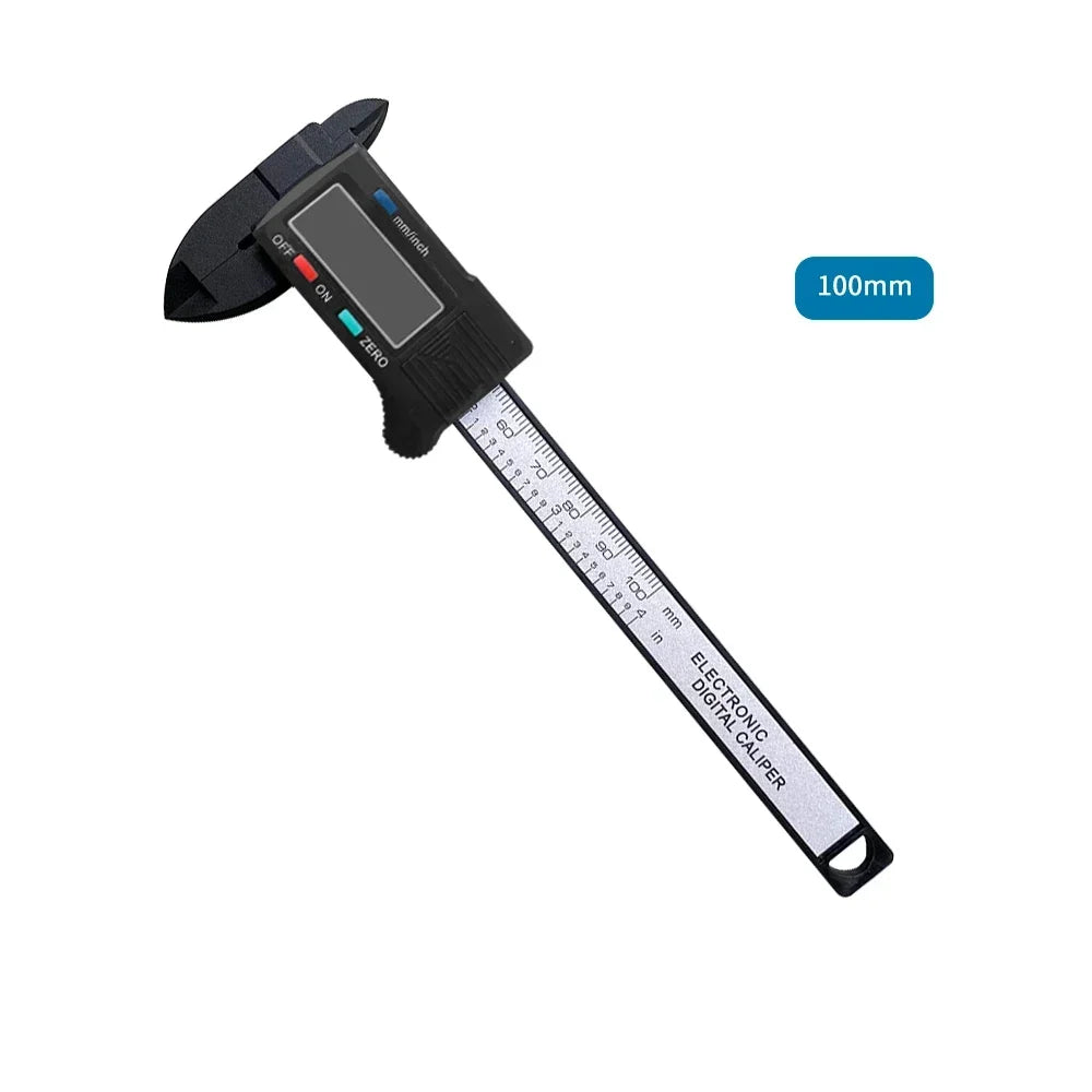 Digital Caliper 150mm LCD Display | Carbon Fiber Electronic Measuring Tool
