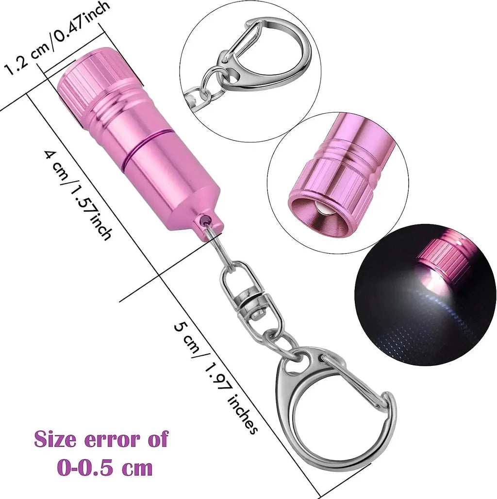 Mini LED Flashlight Keychain | Pocket-Sized Emergency Light