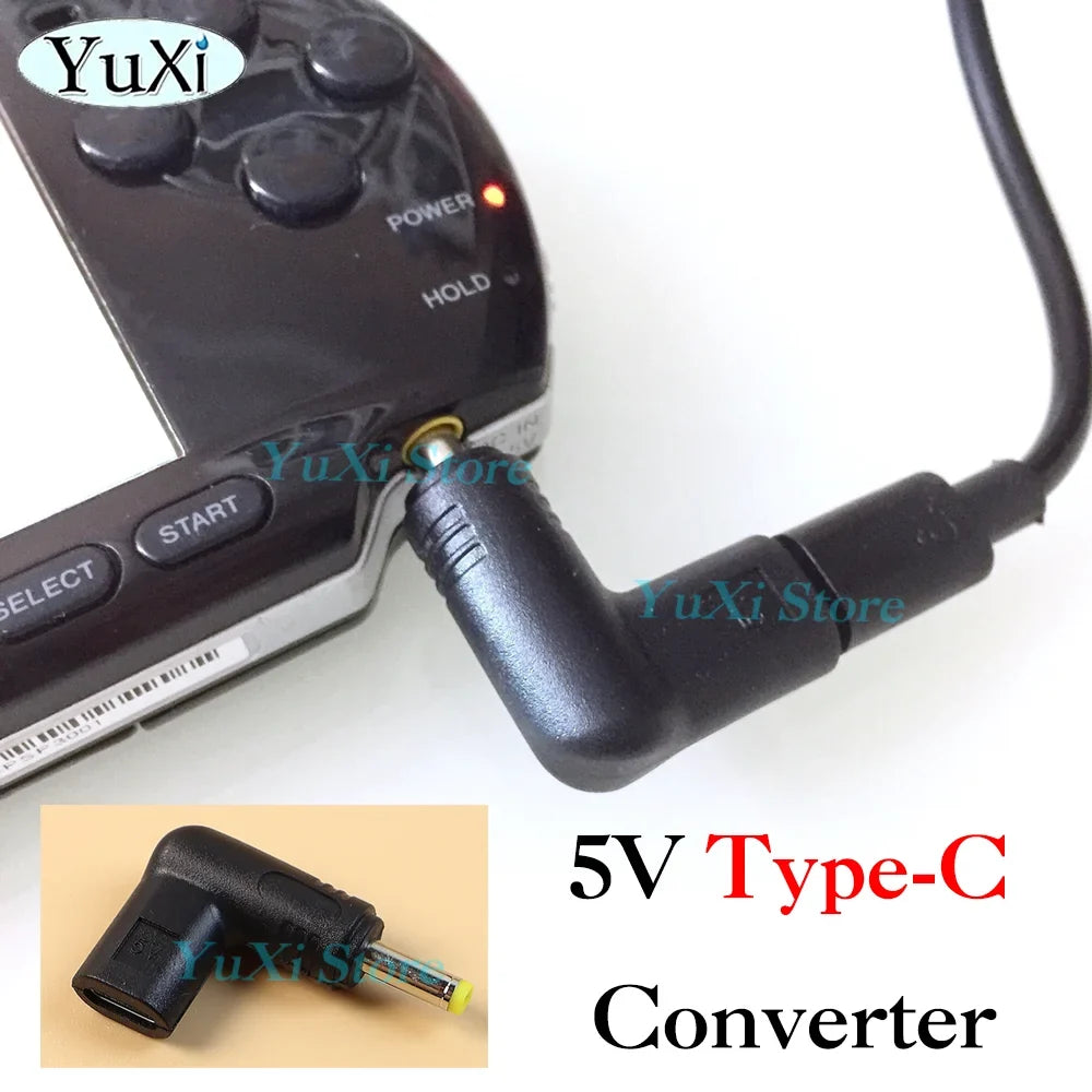 USB Charging Cable for PSP 1000 2000 3000 | Type-C Convert Adapter and Data Transfer