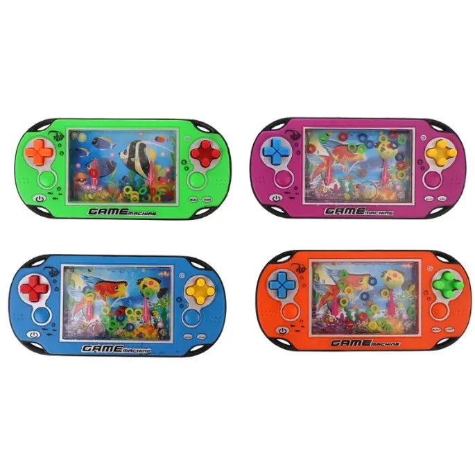 Water Ring Game Machine | Retro Handheld Squeeze Toy for Kids