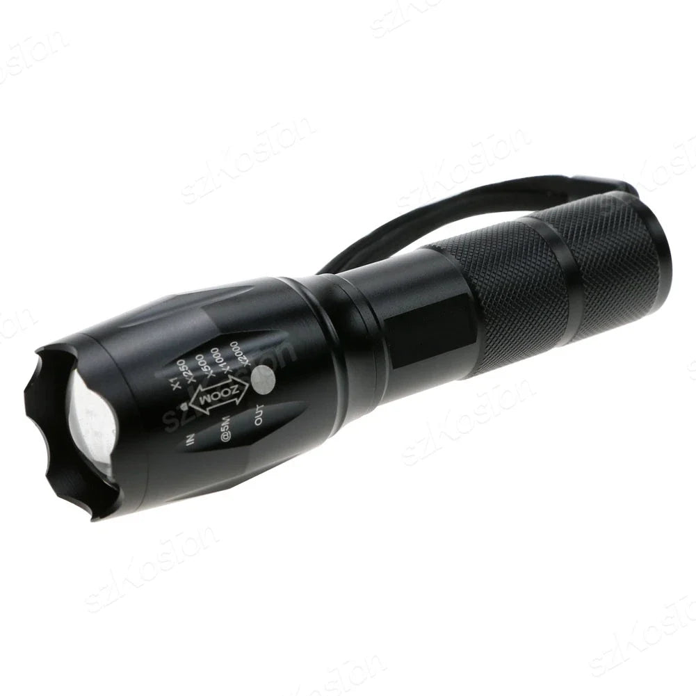 High Power LED Flashlight | Zoomable Aluminum Alloy Camping Torch