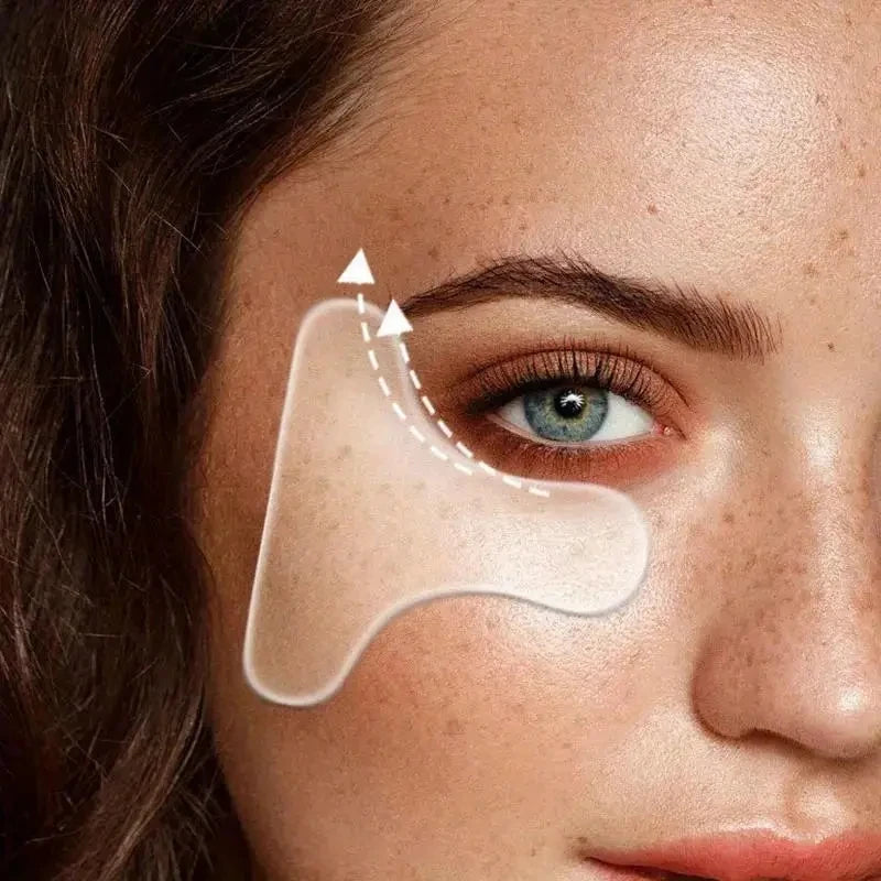 Silicone T-Shaped Eye Patch | Overnight Facial Skincare Tool