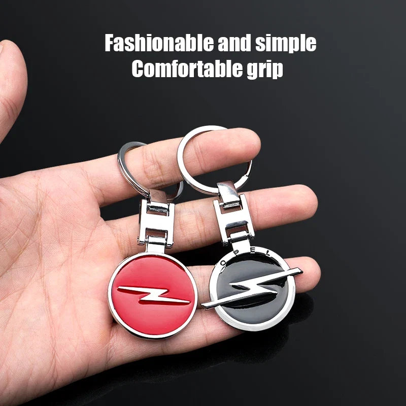 Opel Astra Keychain | Metal Emblem Key Ring for Vauxhall Fans