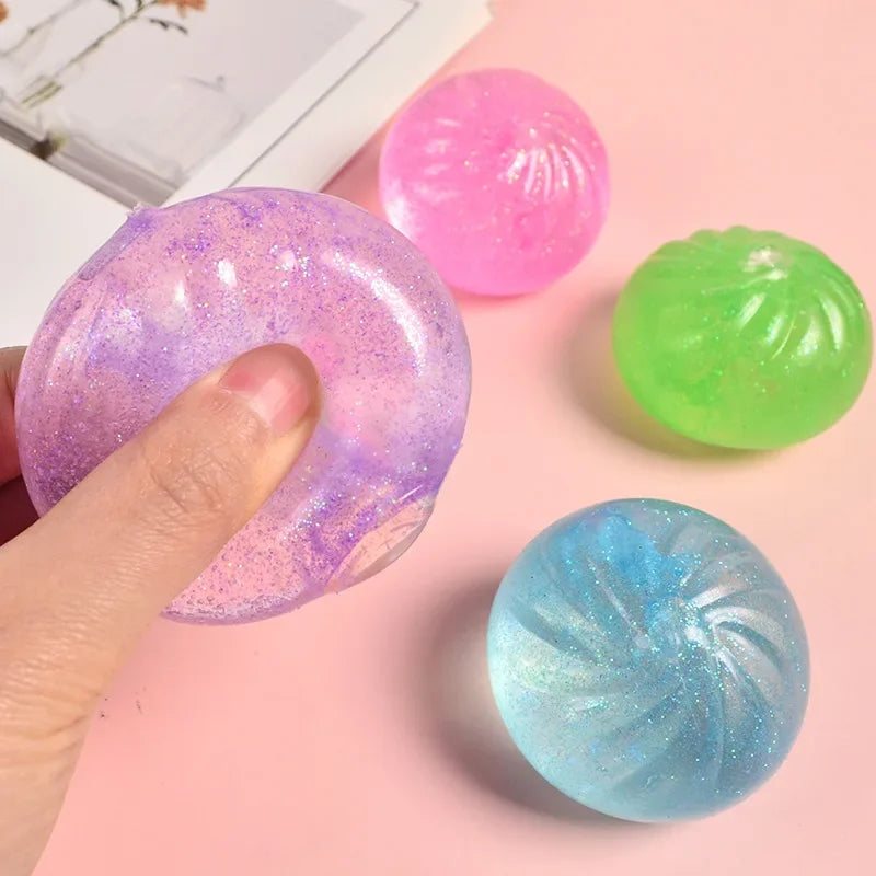 Creative Toy Maltose Steamed Bun | Stress Relief Kneading Toy with Slow Rebound Music