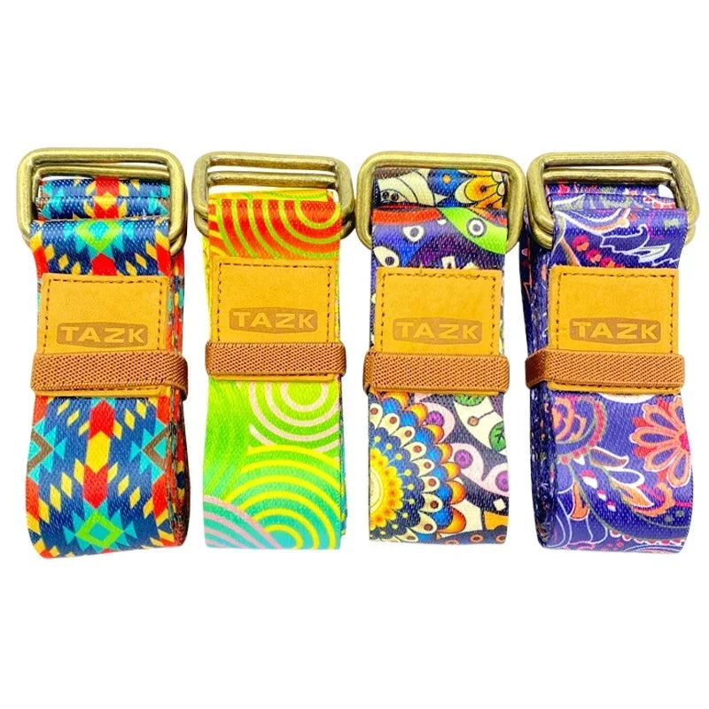 Vintage Yoga Strap 2.5M | Cotton Stretching Band for Dance and Fitness