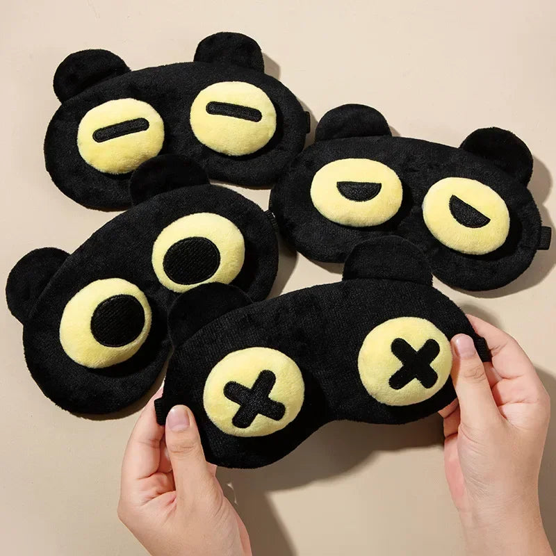 Funny Sleep Mask for Men Women | Light Blocking Eye Cover for Travel and Nap