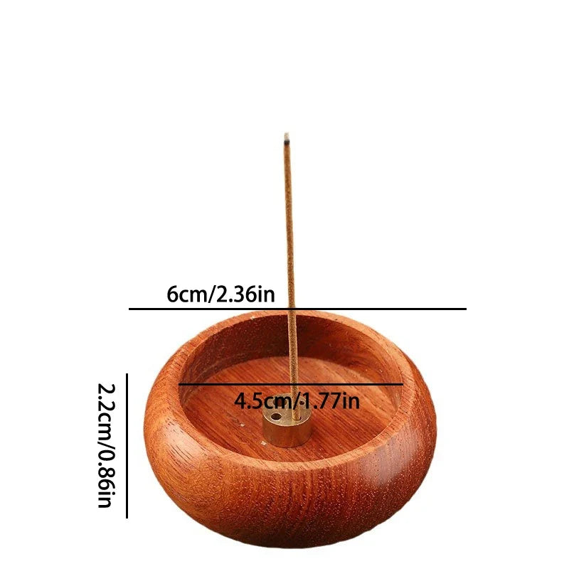 Wooden Incense Holder Ash Catcher | Bowl Shape Incense Burner