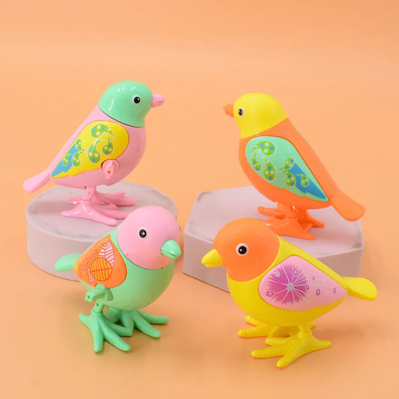 Wind-Up Jumping Magpie Toy | Clockwork Bird Puzzle Gift