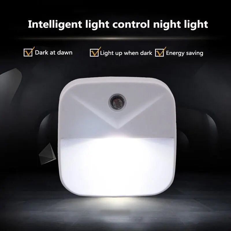 LED Night Light with Motion Sensor | Smart Plug-In Wall Lamp for Hallway, Stair, Kitchen, Bedroom