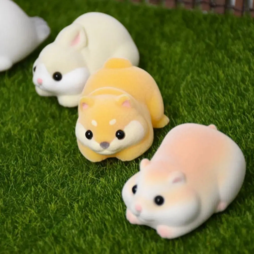 Chubby Hamster Penguin Squeeze Toy | Cute Flocked Stress Relief Animals