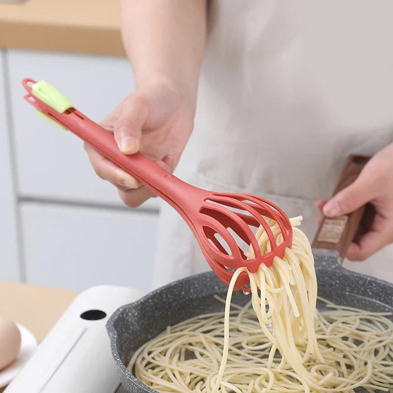 Manual Egg Beater Whisk and Food Clips | Kitchen Multitool