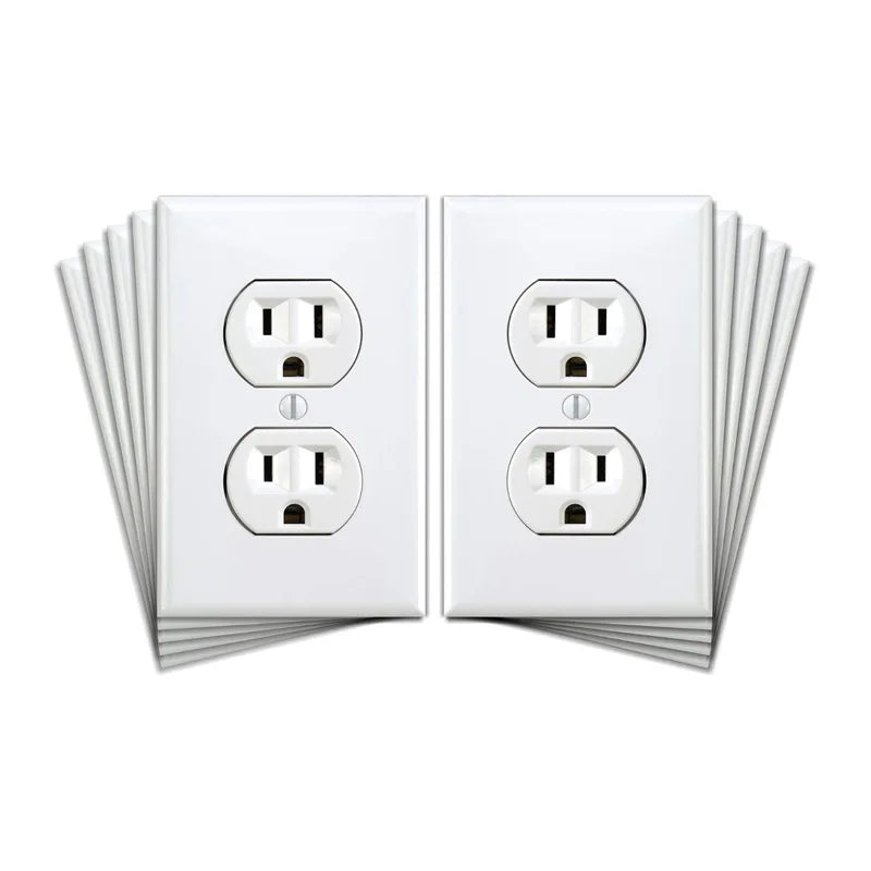 Fake Power Outlet Stickers (3 Pack) | Prank Wall Decals for Office and Home