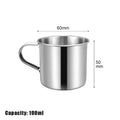 Stainless Steel Coffee Mug | Portable Camping Cup with Handle for Travel and Home
