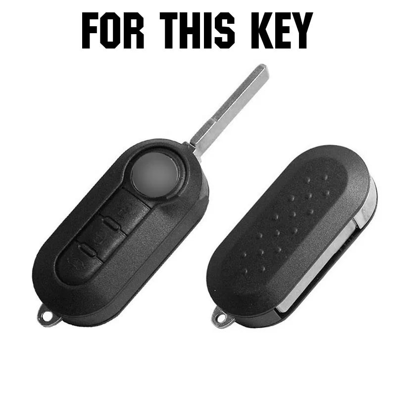 3 Button Silicone Remote Key Case Cover | Fiat Lancia Car Key Protector