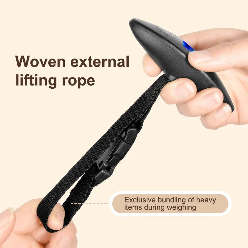 Portable Digital Luggage Scale | 40kg Capacity Travel Weighing Tool