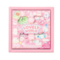 100 Pieces Kawaii Decorative Sticker Set | Cute Cartoon Glitter Stickers for DIY Scrapbooking and Planners