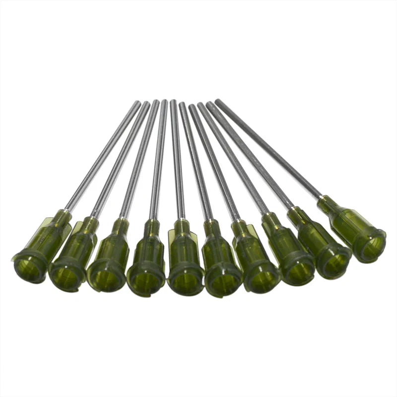 10Pcs Liquid Dispenser Syringe Blunt Needle Tips | Stainless Steel Glue Dispensing
