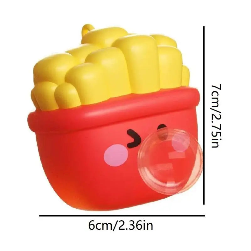 Cute Food Series Spitting Bubbles Squeeze Toy | Stress Relief Sensory Toy for Kids and Adults