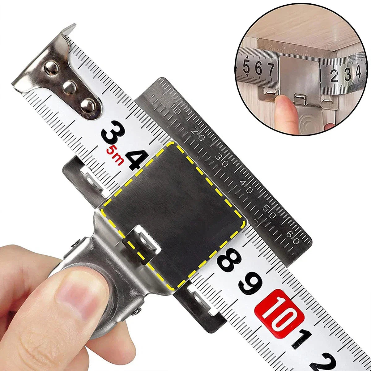 Tape Measure Clip | Precision Marking Tool for Accurate Measurements