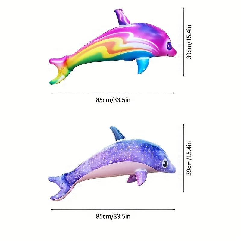 Inflatable Dolphin Pool Toys | Summer Splash Water Party Decorations