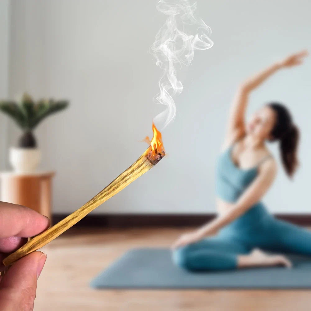 Natural Sandalwood Incense Sticks | Hand-Split Wood Strips for Meditation and Stress Relief