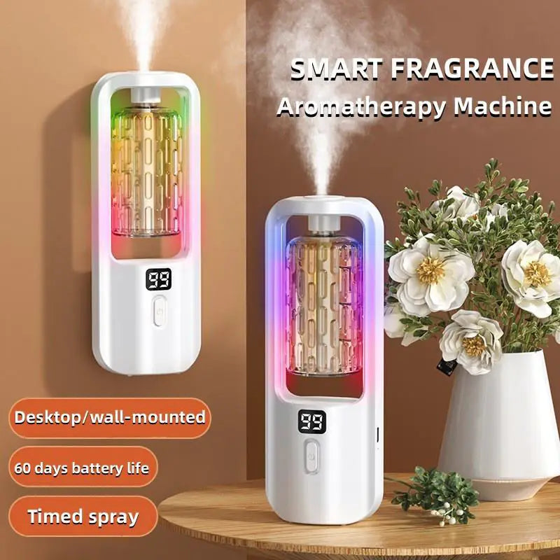 50ml Wall Mounted Aroma Diffuser with Time Setting | USB Rechargeable Air Freshener