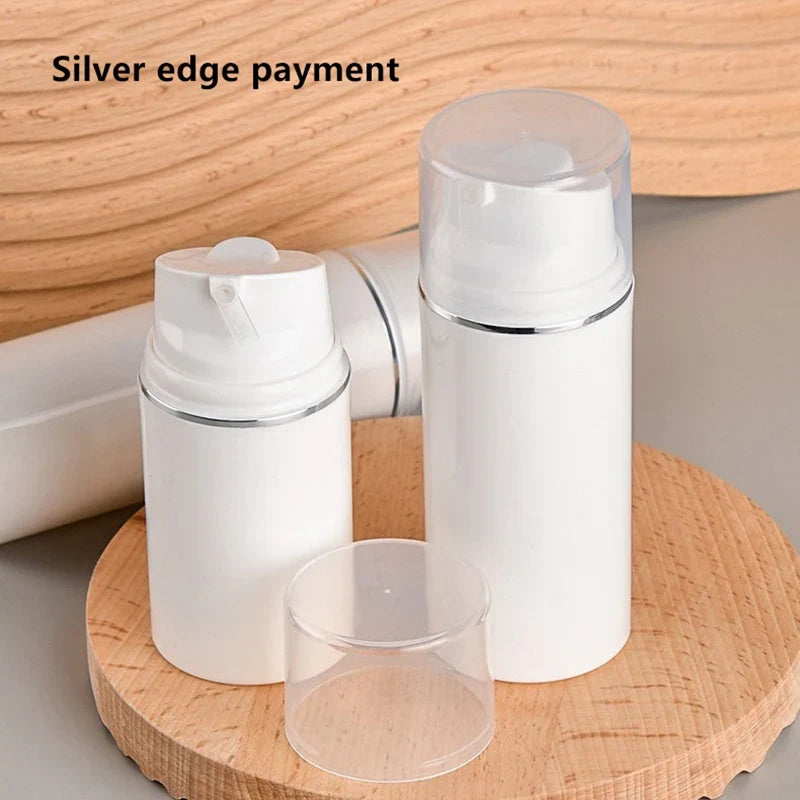 30-150ml Vacuum Pump Bottles | Empty Refillable Travel Dispensers for Creams, Lotions, and Gels